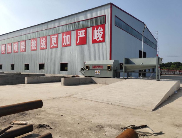 中铁广州局南沿江砂石分离机安装现场